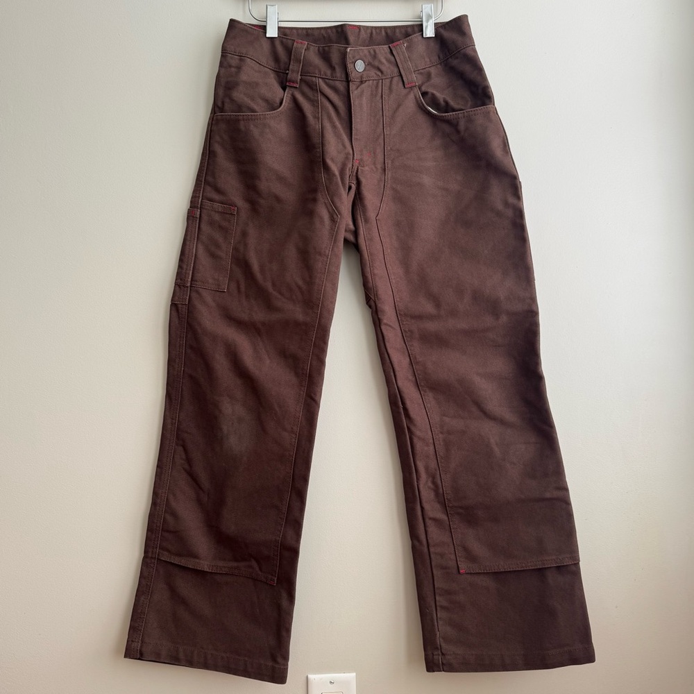 RED ANT PANTS Straight Cut 30x33 Brown Heavy Duty Workwear Pants Women